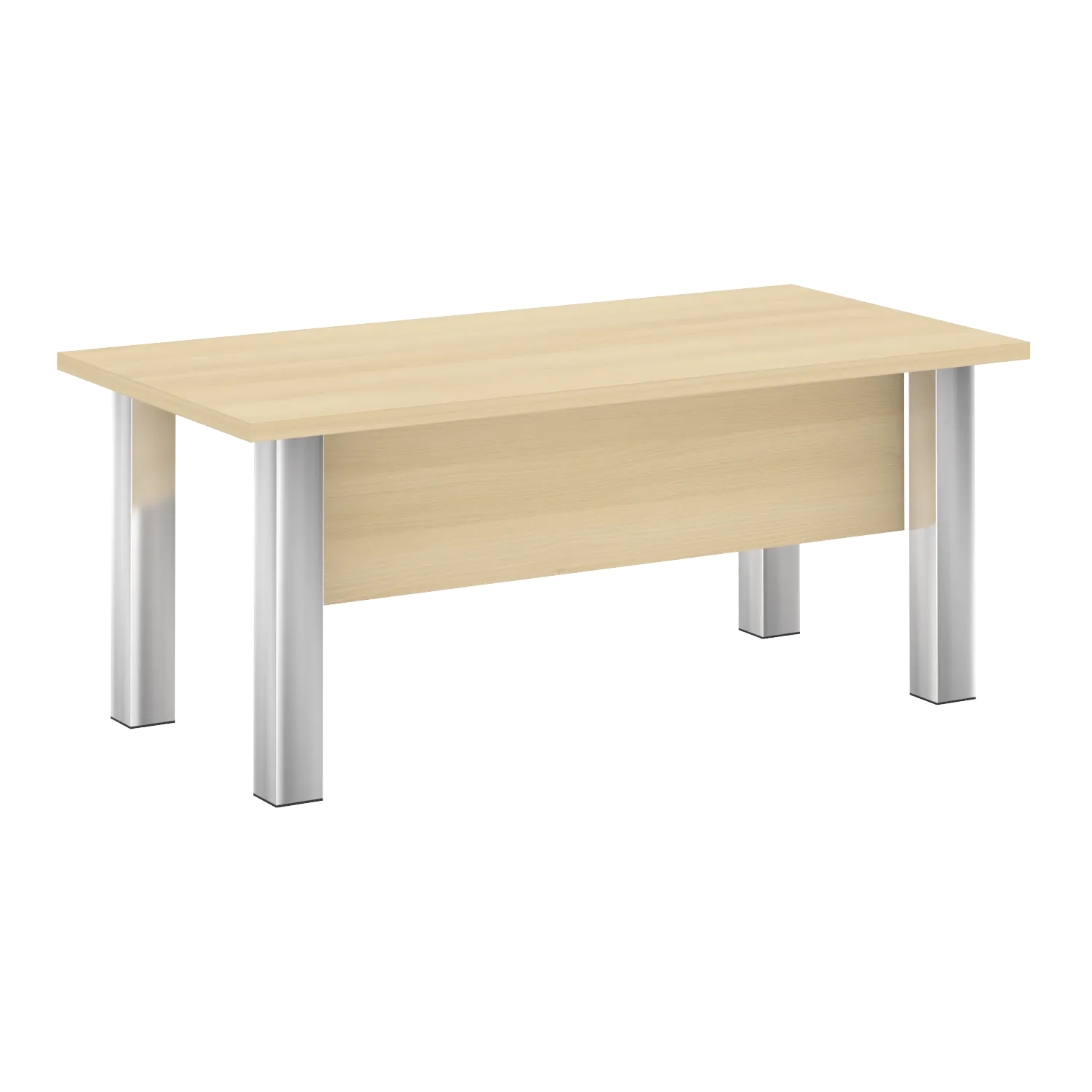 Стол руководителя (опоры - нерж.сталь) Yalta M-LT.D-18.1 акация лорка